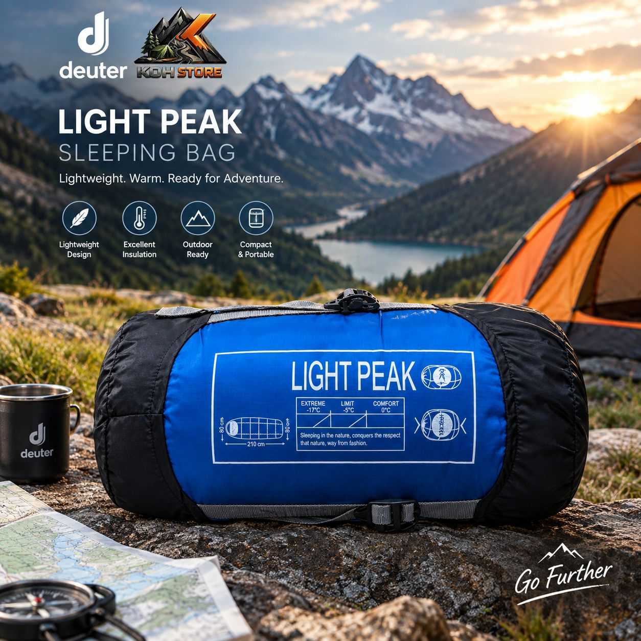 کیسه خواب دیوتر Deuter Light Peak