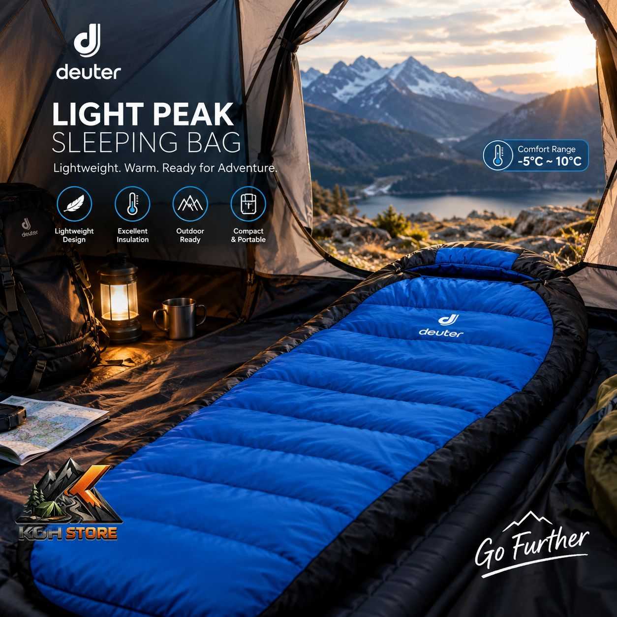 کیسه خواب دیوتر Deuter Light Peak