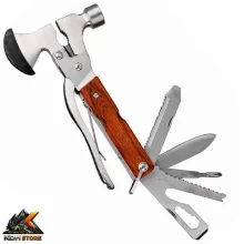 ابزار چند کاره تبر و چکش کمپینگ 14 کاره