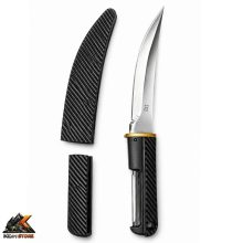 چاقو کمپینگ دو کاره همراه با پوست کن مدل D2
